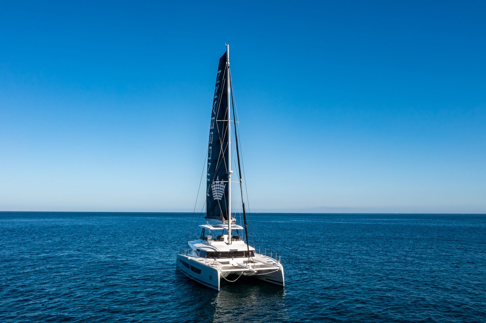 Black Cat at sea